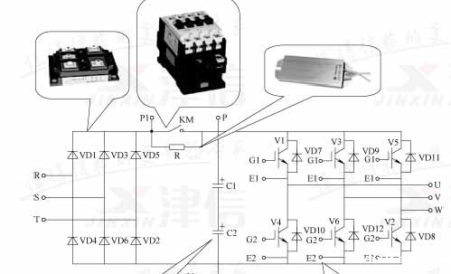 变频器上电无显示故障的检测和维修思路